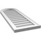 Ekena Millwork Round Top Surface Mount PVC Gable Vent w/ 2"W x 1-1/2"P Brickmould Frame, 14"W x 38"H GVPRT14X3802SN - alternate 4